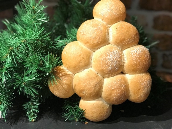 Voorgebakken Kerstboom Breekbrood Wit